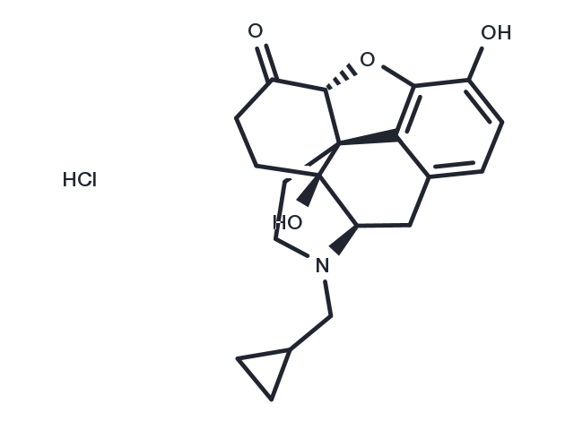 Naltrexone hydrochloride Chemical Structure