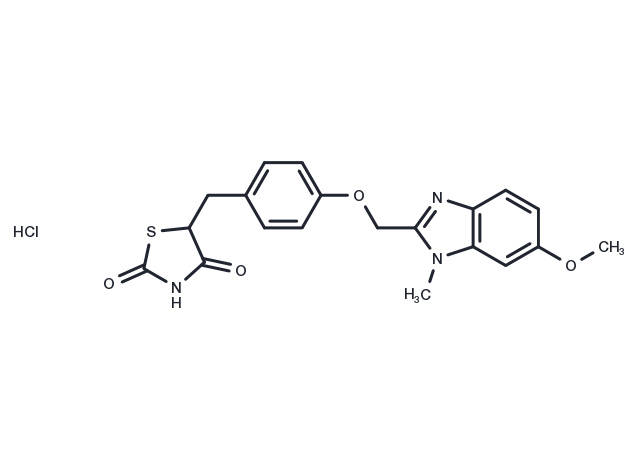 Rivoglitazone HCl Chemical Structure