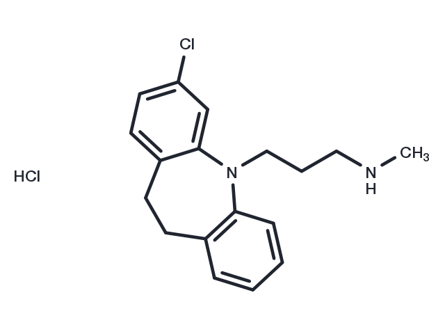 N-Desmethyl Clomipramine hydrochloride Chemical Structure