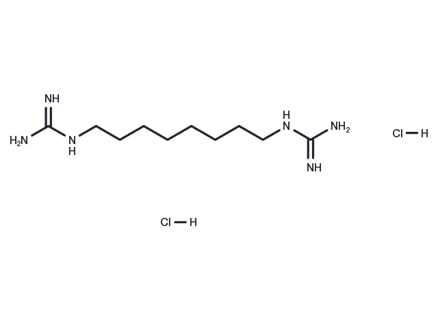 1,1'-(Octane-1,8-diyl)diguanidine dihydrochloride Chemical Structure