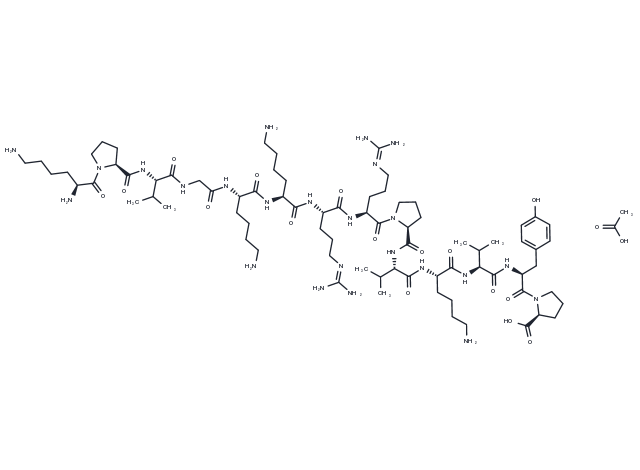 ACTH 11-24 acetate(4237-93-8 free base) Chemical Structure