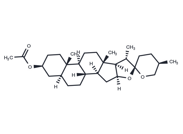 Tigogenin acetate Chemical Structure