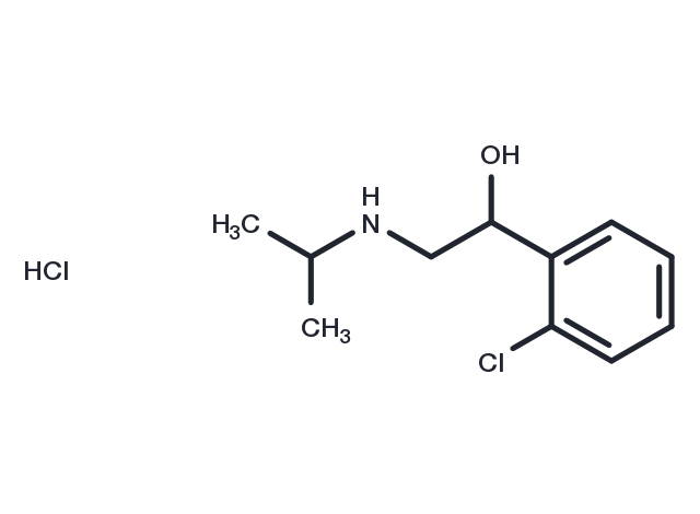 Clorprenaline hydrochloride Chemical Structure