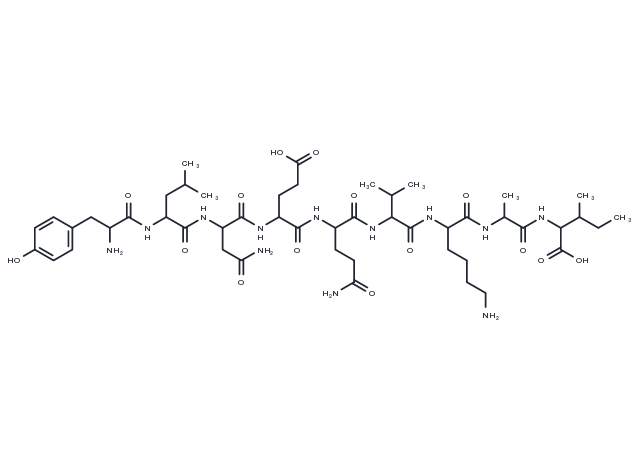 ferritin heavy chain fragment [Multiple species] Chemical Structure