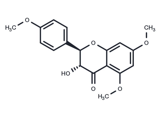 3-Hydroxy-4',5,7-trimethoxyflavanone Chemical Structure