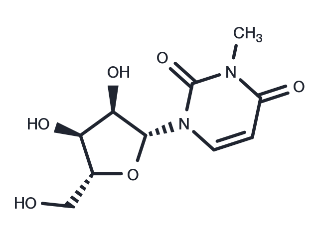 3-Methyluridine Chemical Structure