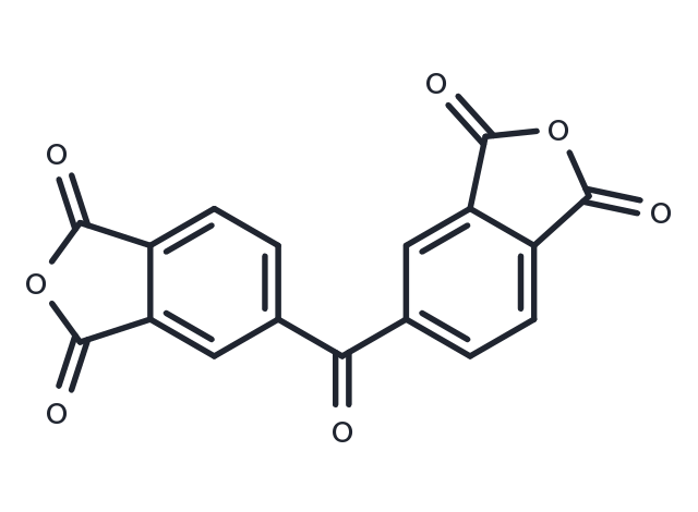 3,3',4,4'-Benzophenonetetracarboxylic dianhydride Chemical Structure