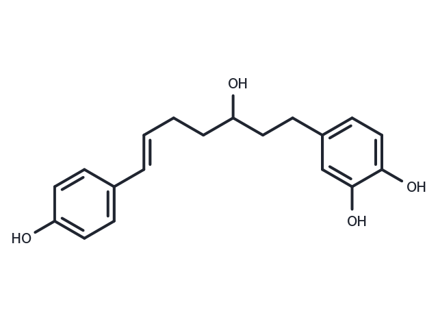 1-(3,4-Dihydroxyphenyl)-7-(4-hydroxyphenyl)hept-6-en-3-ol Chemical Structure