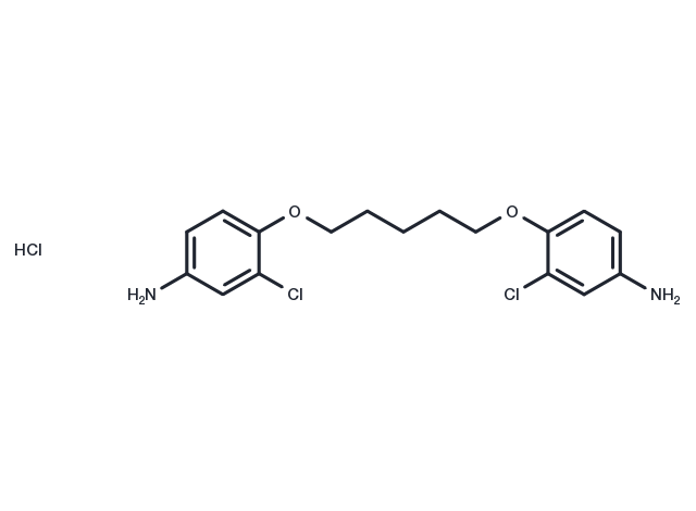 Aniline, 4,4'-pentamethylenedioxybis(3-chloro-, dihydrochloride Chemical Structure