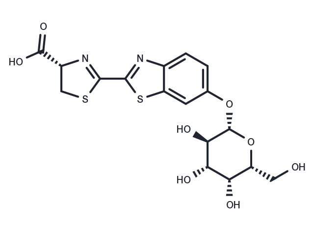 Luciferin-O-galactopyranoside Chemical Structure