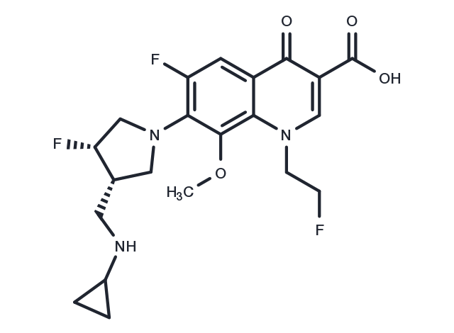 Lascufloxacin Chemical Structure