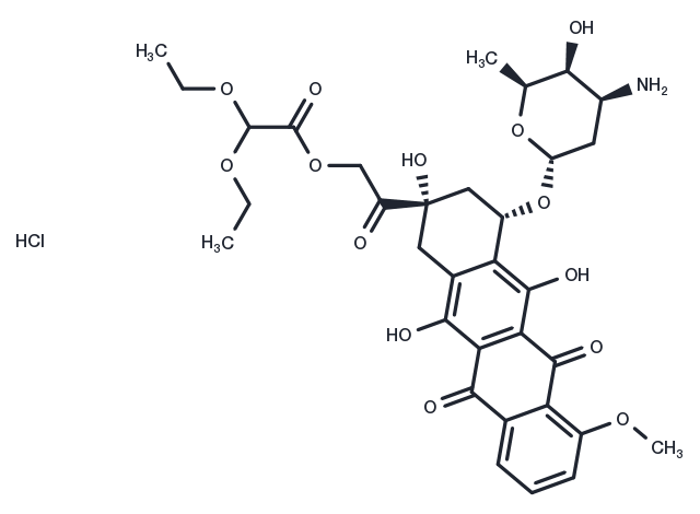 Detorubicin HCl Chemical Structure