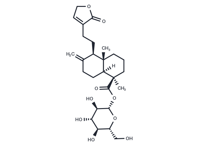 19-[(beta-D-glucopyranosyl)oxy]-19-oxo-ent-labda-8(17),13-dien-16,15-olide