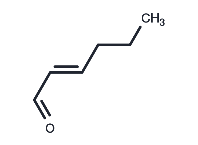 Trans-​2-​Hexenal Chemical Structure
