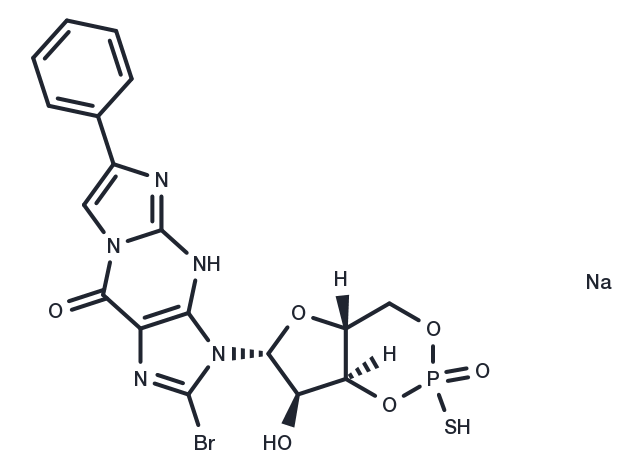 Rp-8-Br-PET-cGMPS Chemical Structure