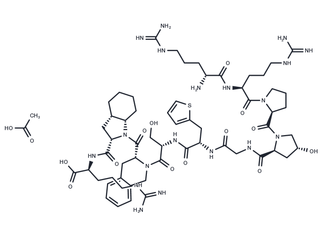 Icatibant Acetate Chemical Structure