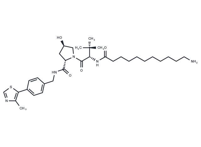 (S,R,S)-AHPC-C10-NH2 Chemical Structure