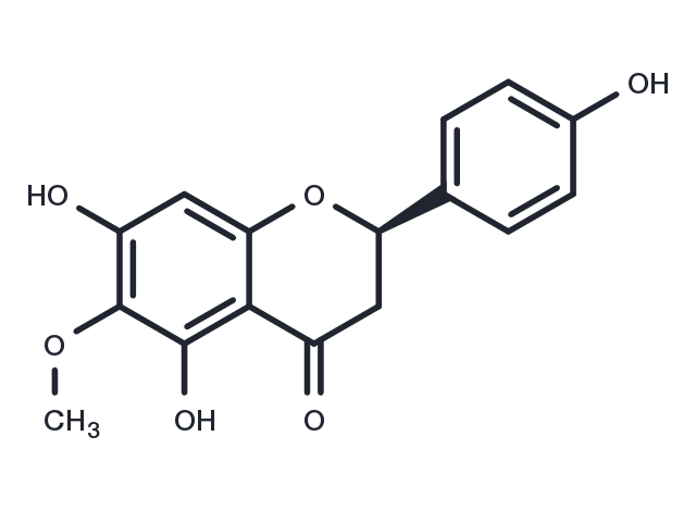 (2R)-6-Methoxynaringenin Chemical Structure