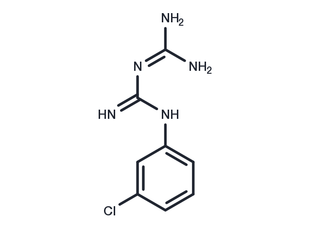 m-Chlorophenylbiguanide hydrochloride Chemical Structure