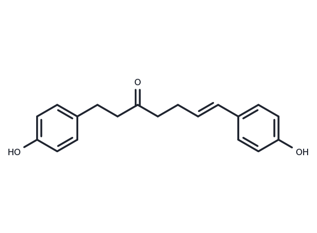 1,7-Bis(4-hydroxyphenyl)hept-6-en-3-one Chemical Structure