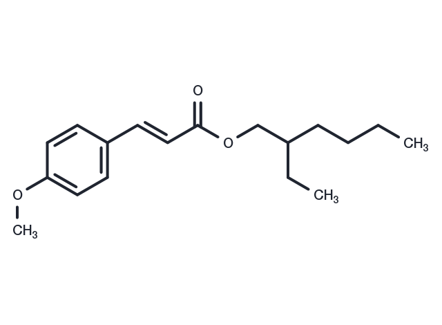 2-Ethylhexyl trans-4-methoxycinnamate Chemical Structure