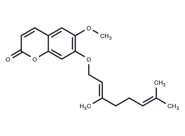 7-O-Geranylscopoletin Chemical Structure
