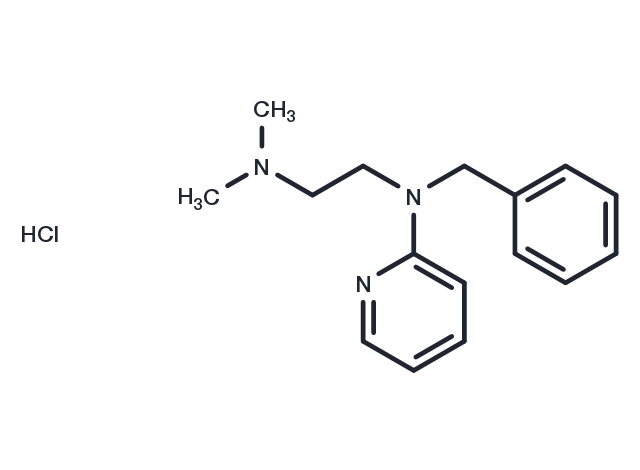 Tripelennamine hydrochloride Chemical Structure