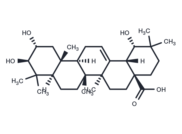 Arjunic acid Chemical Structure