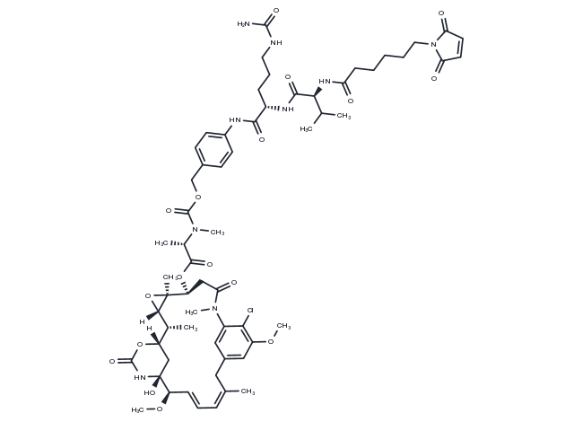 Mal-VC-PAB-DM1 Chemical Structure
