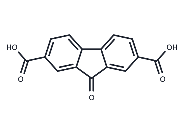 9-Oxo-9H-fluorene-2,7-dicarboxylic acid Chemical Structure