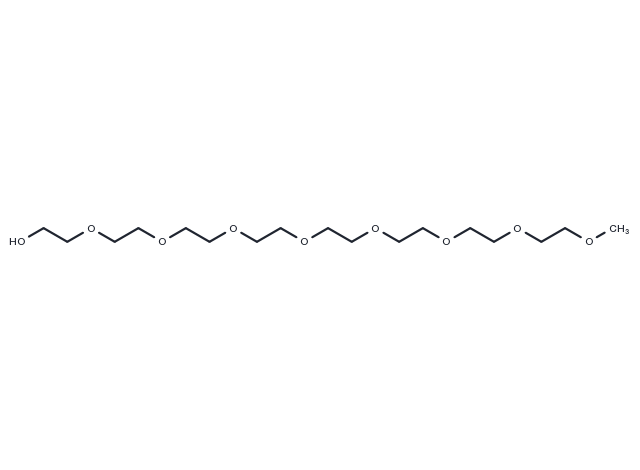 Octaethylene glycol monomethyl ether Chemical Structure