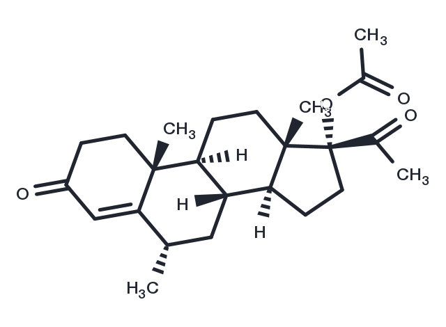 Medroxyprogesterone Acetate Chemical Structure