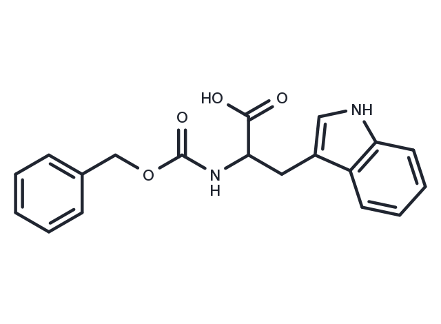 N-Cbz-DL-tryptophan Chemical Structure