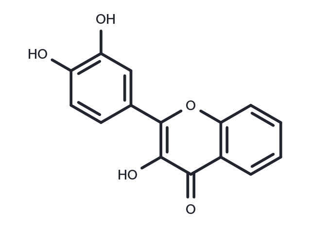 3',4'-Dihydroxyflavonol Chemical Structure