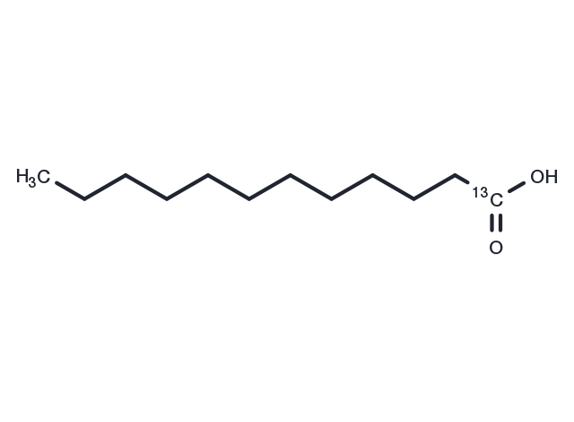 Lauric Acid-13C Chemical Structure