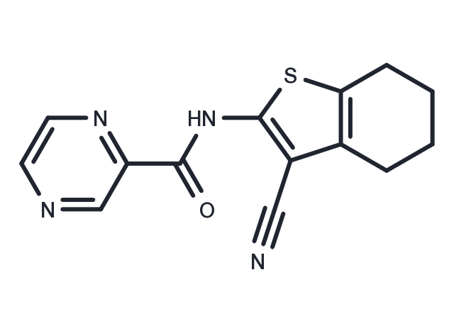 N-(3-cyano-4,5,6,7-tetrahydro-1-benzothiophen-2-yl)pyrazine-2-carboxamide Chemical Structure