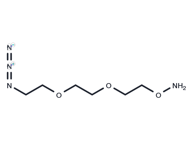 Aminooxy-PEG2-azide Chemical Structure