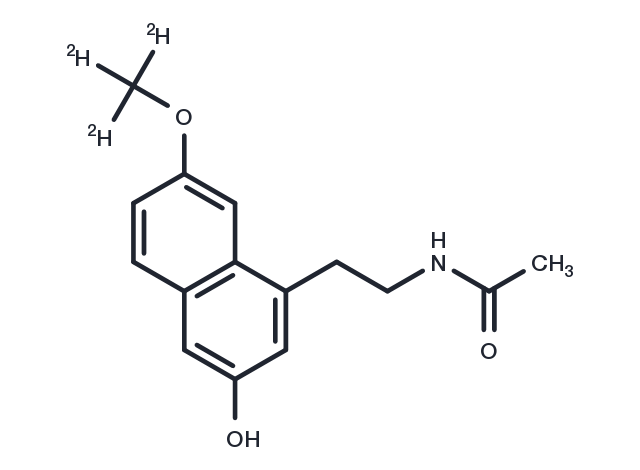 3-Hydroxy agomelatine D3 Chemical Structure