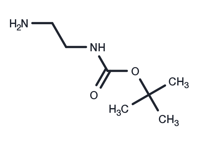 NH2-C2-NH-Boc Chemical Structure