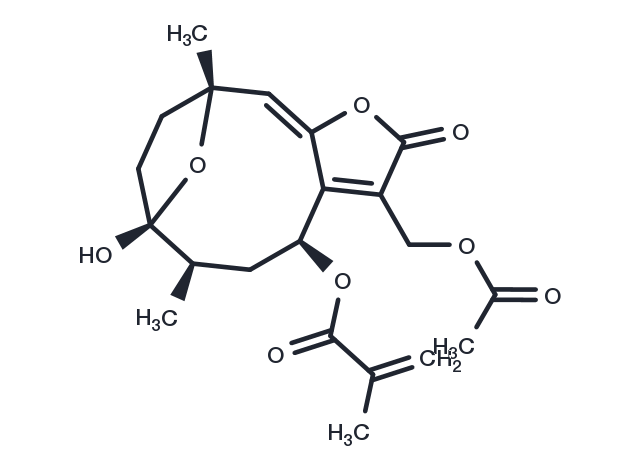 8alpha-(2-Methylacryloyloxy)hirsutinolide 13-O-acetate
