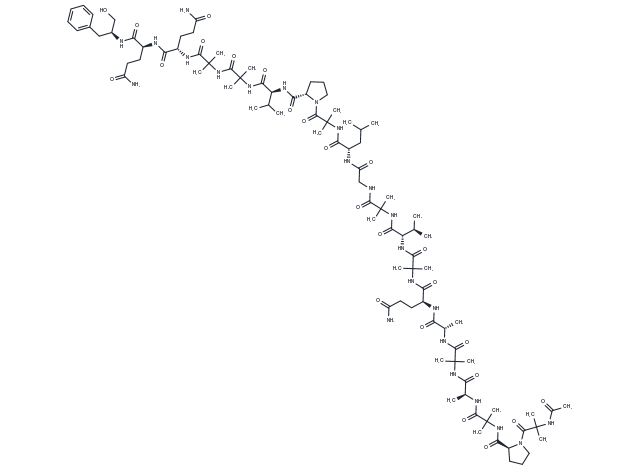 Alamethicin F50 Chemical Structure