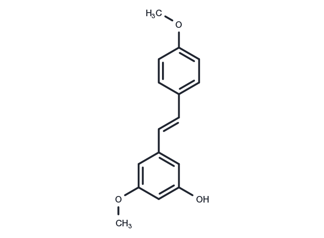 3-Hydroxy-4',5-dimethoxystilbene Chemical Structure