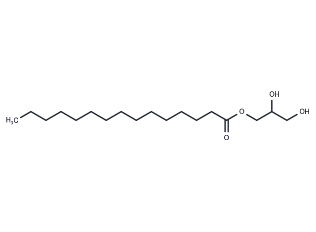 1-Pentadecanoyl-rac-glycerol Chemical Structure