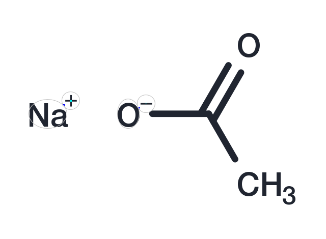 Sodium acetate Chemical Structure