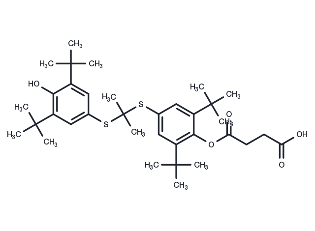 Succinobucol Chemical Structure