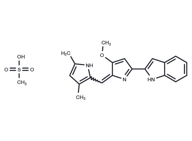 Obatoclax Mesylate Chemical Structure