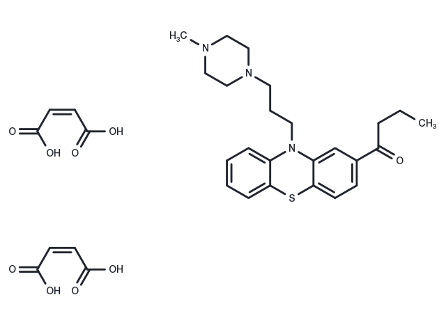 Butaperazine maleate Chemical Structure