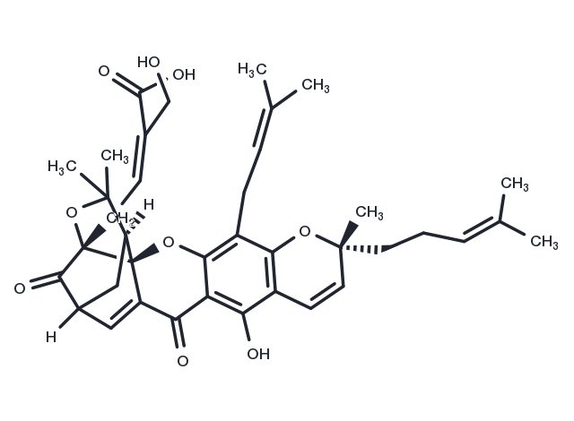 R-30-Hydroxygambogic acid Chemical Structure
