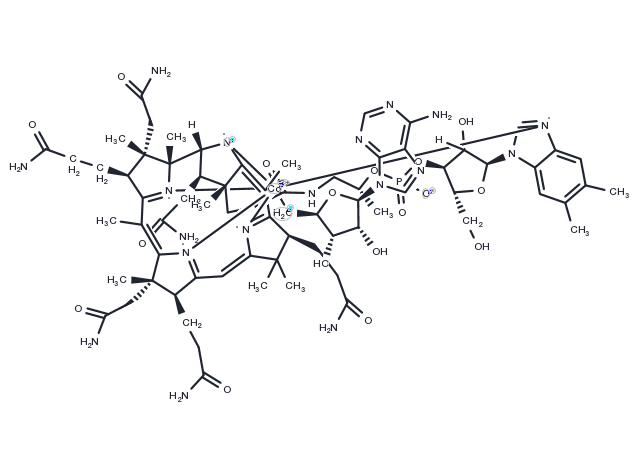 Adenosylcobalamin Chemical Structure