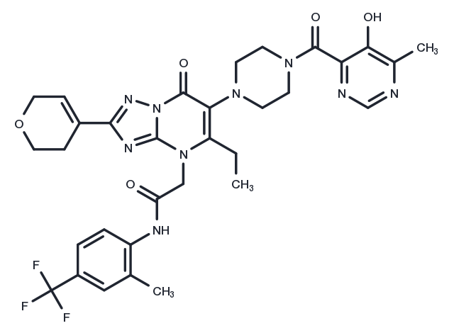Werner syndrome RecQ helicase-IN-2 Chemical Structure